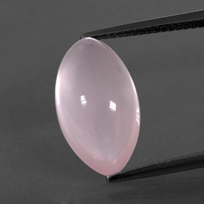 Quarzo rosa naturale rosa da 6,97 ct, marchesa, trasparente