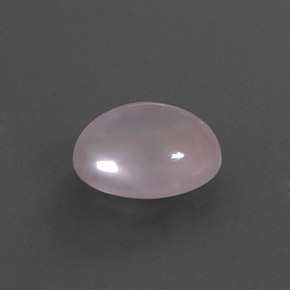 Quarzo rosa naturale rosa da 4,77 ct, taglio ovale, trasparente
