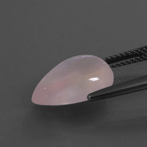 Quarzo rosa Rosa naturale da 4.66 ct, Forma a pera, Trasparente