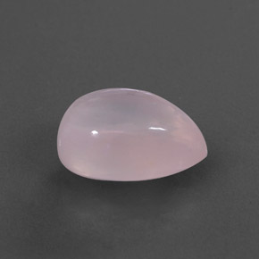 Quarzo rosa naturale rosa da 5,91 ct, taglio a pera, trasparente