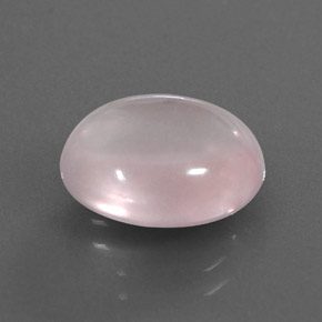 Quarzo rosa naturale rosa da 5,02 ct, taglio ovale, trasparente