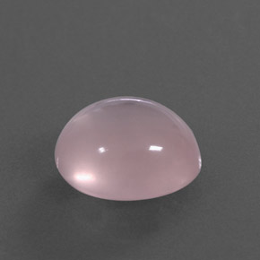 Quarzo rosa naturale rosa da 5,13 ct, taglio ovale, trasparente