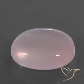 Quarzo rosa Rosa corallo naturale da 47.87 ct, Ovale, Trasparente