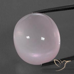 47.24ct Naturale Rosa chiaro Quarzo rosa, Ovale, Trasparente