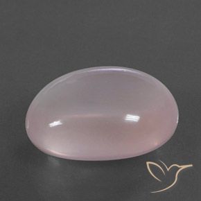 Quarzo rosa Rosa corallo naturale da 49.00 ct, Ovale, Trasparente