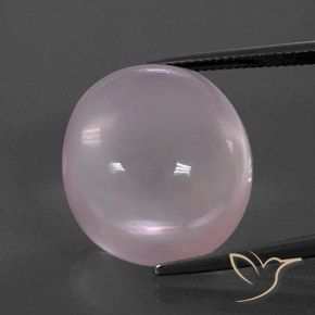 34.11ct Naturale Rosa chiaro Quarzo rosa, Ovale, Trasparente