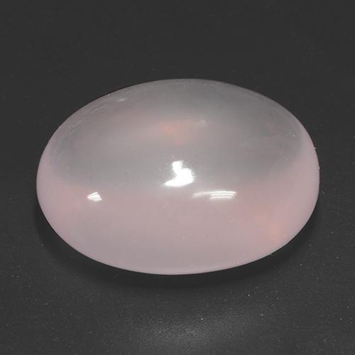 Quarzo rosa Rosa naturale da 51.22 ct, Taglio ovale, Trasparente