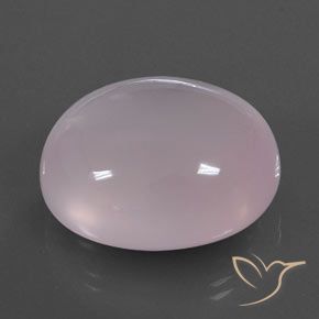 Quarzo rosa Rosa gomma da masticare naturale da 52.78 ct, Ovale, Trasparente