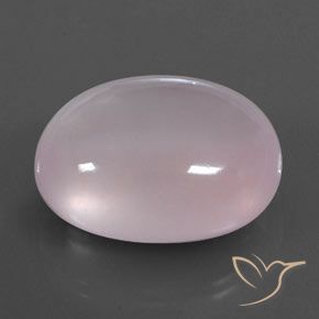 Quarzo rosa Rosa chiaro naturale da 63.54 ct, Ovale, Trasparente