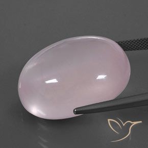 Quarzo rosa Rosa chiaro naturale da 63.54 ct, Ovale, Trasparente