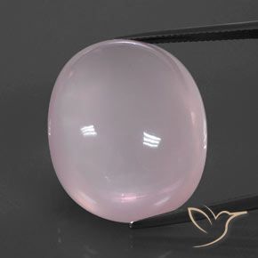 57.56ct Naturale Rosa chiaro Quarzo rosa, Ovale, Trasparente