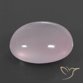 Quarzo rosa Rosa chiaro naturale da 57.56 ct, Ovale, Trasparente