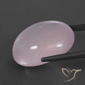 Quarzo rosa Rosa chiaro naturale da 57.56 ct, Ovale, Trasparente