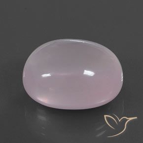 Quarzo rosa Rosa gomma da masticare naturale da 38.70 ct, Ovale, Trasparente