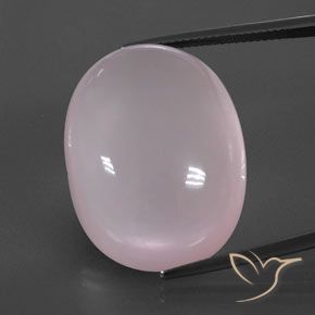 59.07ct Naturale Rosa chiaro Quarzo rosa, Ovale, Trasparente