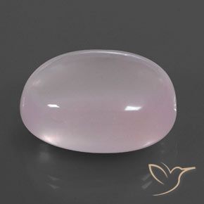 Quarzo rosa Rosa chiaro naturale da 59.07 ct, Ovale, Trasparente
