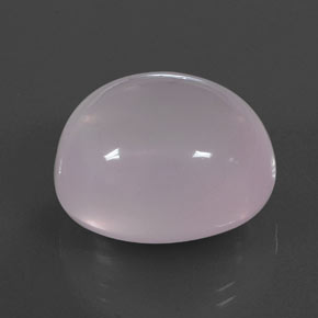 Quarzo rosa Rosa chiaro naturale da 43.21 ct, Taglio ovale, Trasparente