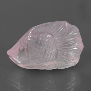 Quarzo rosa naturale rosa da 23,80 ct, forma fantasia, trasparente