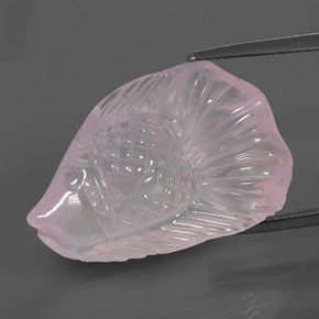 Quarzo rosa naturale rosa da 23,80 ct, forma fantasia, trasparente