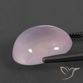 Quarzo rosa Rosa gomma da masticare naturale da 19.81 ct, Ovale, Trasparente