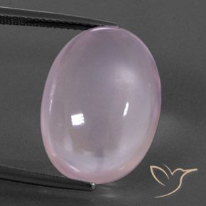 18.23ct Naturale Rosa chiaro Quarzo rosa, Ovale, Trasparente