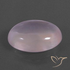 Quarzo rosa Rosa chiaro naturale da 18.23 ct, Ovale, Trasparente