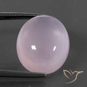 Quarzo rosa Rosa gomma da masticare naturale da 18.14 ct, Taglio ovale, Trasparente