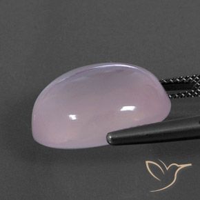 Quarzo rosa Rosa gomma da masticare naturale da 18.14 ct, Taglio ovale, Trasparente