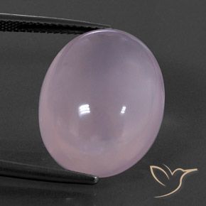 20.05ct Naturale Rosa Ciliegia Chiaro Quarzo rosa, Ovale, Trasparente