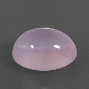Quarzo rosa naturale rosa da 18,40 ct, taglio ovale, trasparente
