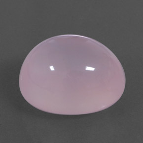 Quarzo rosa Rosa chiaro naturale da 24.20 ct, Taglio ovale, Trasparente