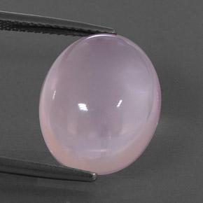 Quarzo rosa naturale rosa da 12,57 ct, trasparente, trasparente/traslucido