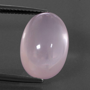 Quarzo rosa naturale rosa da 12,85 ct, trasparente, trasparente/traslucido
