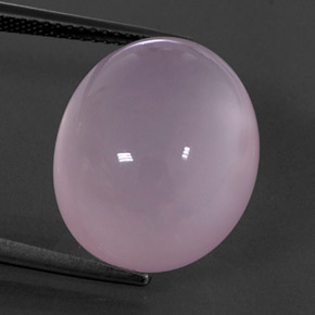 Quarzo rosa naturale rosa da 19,68 ct, trasparente, trasparente/traslucido