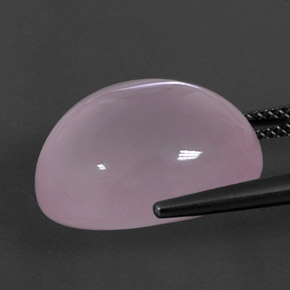 Quarzo rosa naturale rosa da 19,68 ct, trasparente, trasparente/traslucido