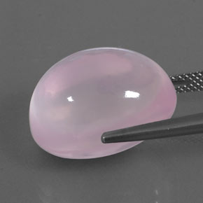 Quarzo rosa naturale rosa da 23,25 ct, trasparente, trasparente/traslucido