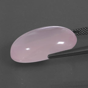 Quarzo rosa naturale rosa da 20,65 ct, trasparente, trasparente/traslucido