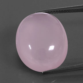 Quarzo rosa naturale rosa da 20,05 ct, trasparente, trasparente/traslucido
