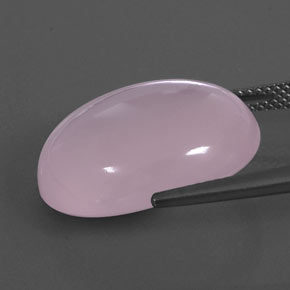 Quarzo rosa naturale rosa da 20,05 ct, trasparente, trasparente/traslucido