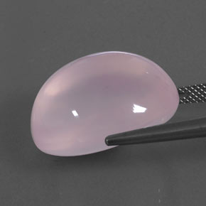 Quarzo rosa naturale rosa da 29,89 ct, trasparente, trasparente/traslucido