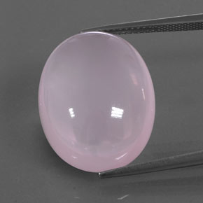 Quarzo rosa naturale rosa da 25,93 ct, trasparente, trasparente/traslucido