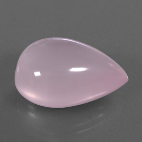 Quarzo rosa naturale rosa da 23,16 ct, trasparente, trasparente/traslucido