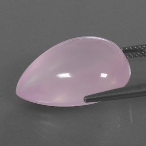 Quarzo rosa naturale rosa da 23,16 ct, trasparente, trasparente/traslucido