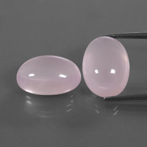 Quarzo rosa naturale rosa da 34,00 ct, trasparente, trasparente/traslucido