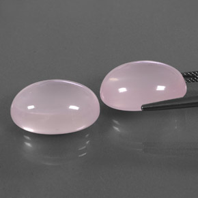 Quarzo rosa naturale rosa da 34,00 ct, trasparente, trasparente/traslucido