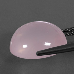 Quarzo rosa naturale rosa da 17,74 ct, trasparente, trasparente/traslucido