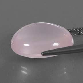 Quarzo rosa naturale rosa da 22,01 ct, trasparente, trasparente/traslucido