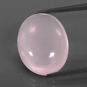 Quarzo rosa naturale rosa da 13,95 ct, trasparente, trasparente/traslucido