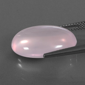 Quarzo rosa naturale rosa da 13,95 ct, trasparente, trasparente/traslucido