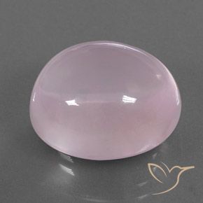 Quarzo rosa Rosa gomma da masticare naturale da 18.33 ct, Ovale, Trasparente/Traslucido